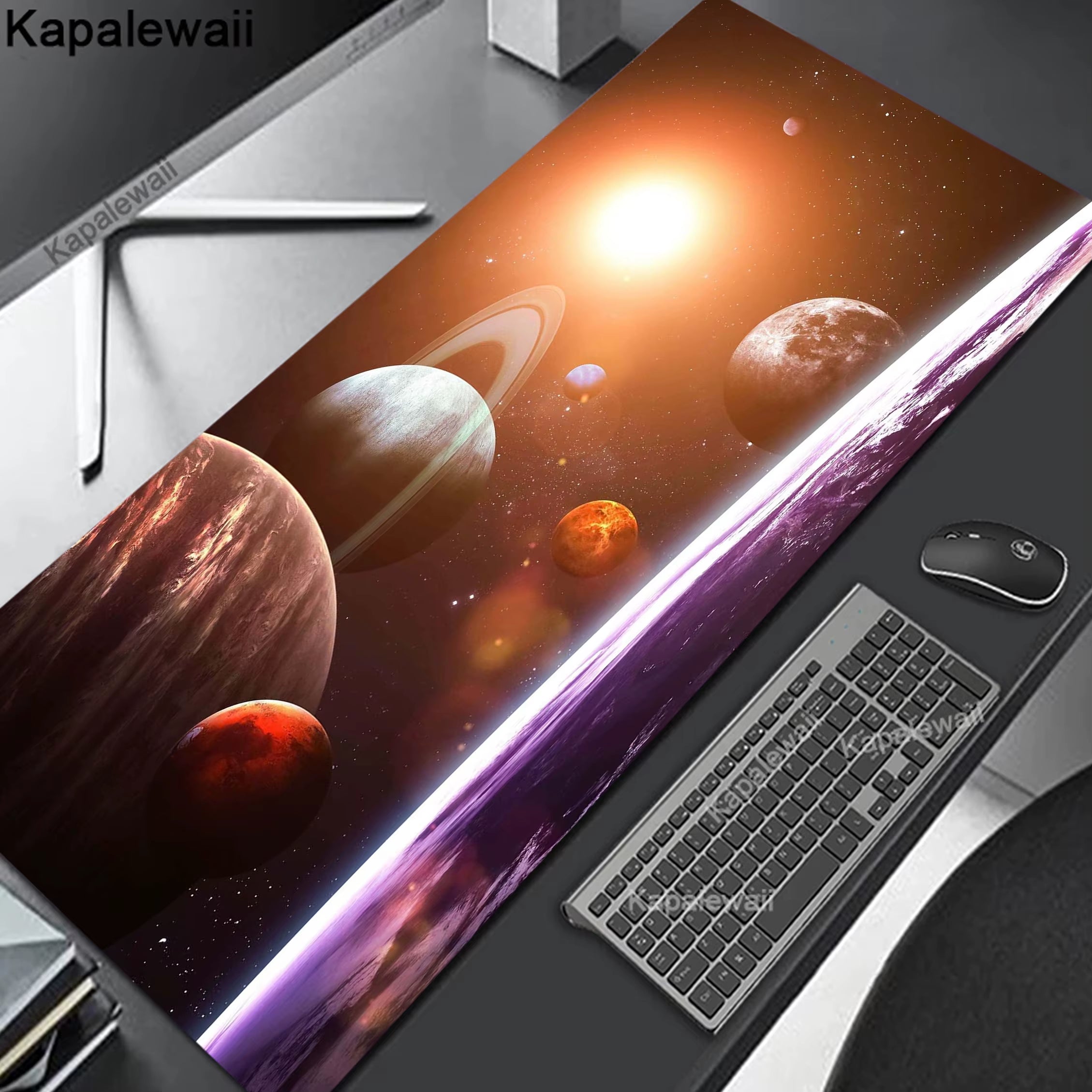 Experience Ultimate Gaming Precision with Our Extended 900x400mm Rubber Mouse Pad - Perfect for Gamers and Office Use!