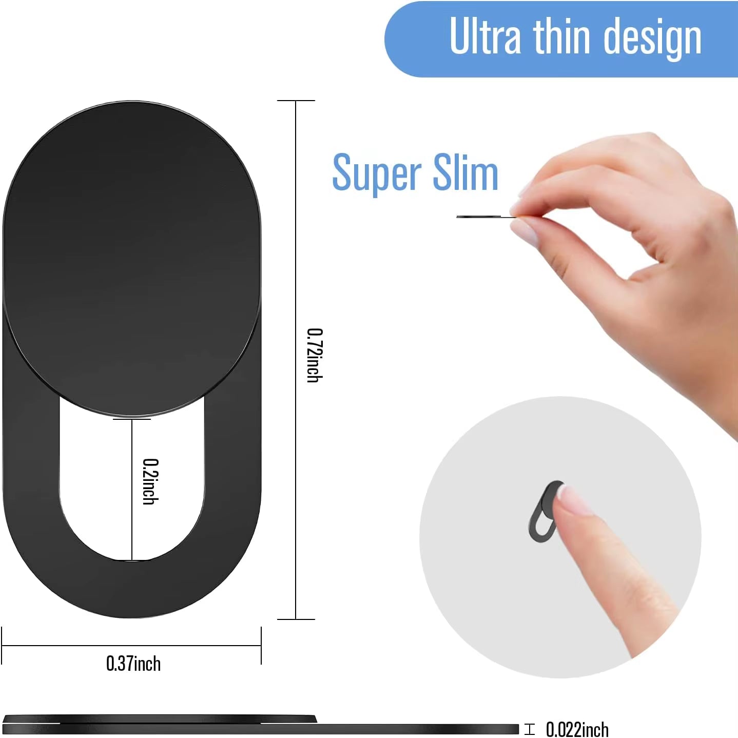 Protect Your Privacy with Our Ultra-Thin Webcam Cover Shutter - Perfect for Laptops, Tablets, and Mobile Devices!