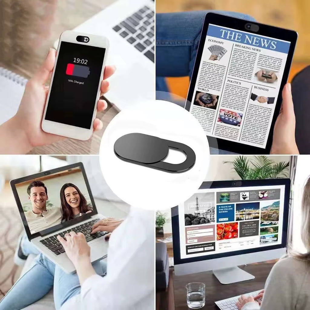 Protect Your Privacy with Our Ultra-Thin Webcam Cover Shutter - Perfect for Laptops, Tablets, and Mobile Devices!
