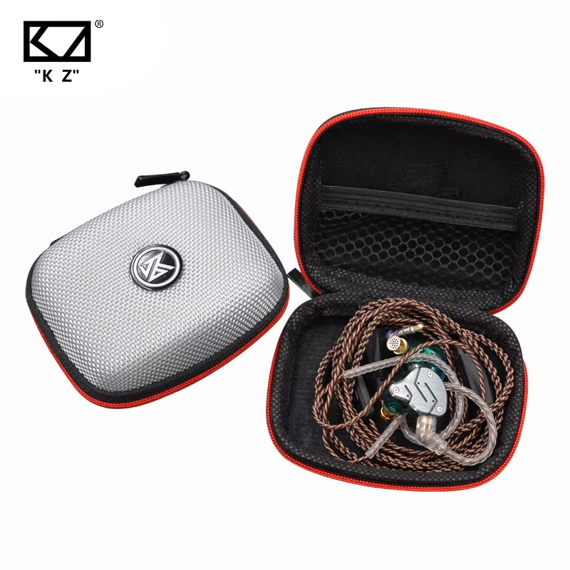 Stylish and Portable Bluetooth Headset Case - Durable EVA Zipper Storage for Earphones - Perfect for On-the-Go Listening!