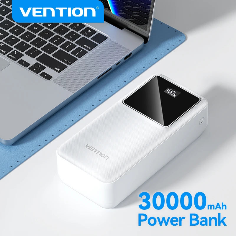 Power Up Your Devices with the 30000mAh PD 22.5W Fast Charging Power Bank - Ideal for Xiaomi, Poco, iPhone, Samsung, and iPad!