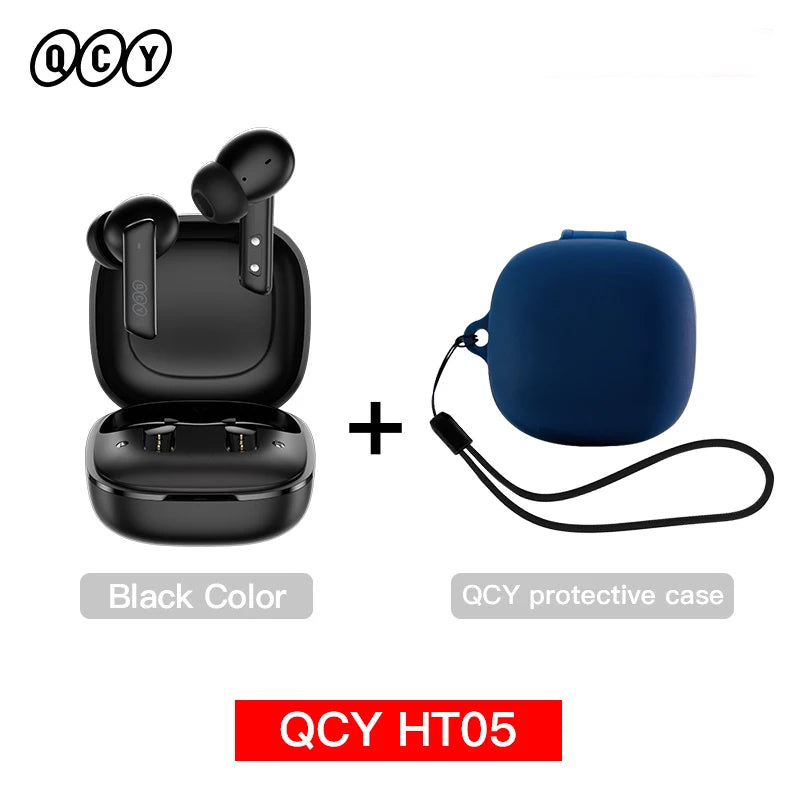 Experience Ultimate Sound with HT05 ANC Wireless Earphones - 40dB Noise Cancelling, Bluetooth 5.2, and 6-Mic ENC for Crystal Clear Calls