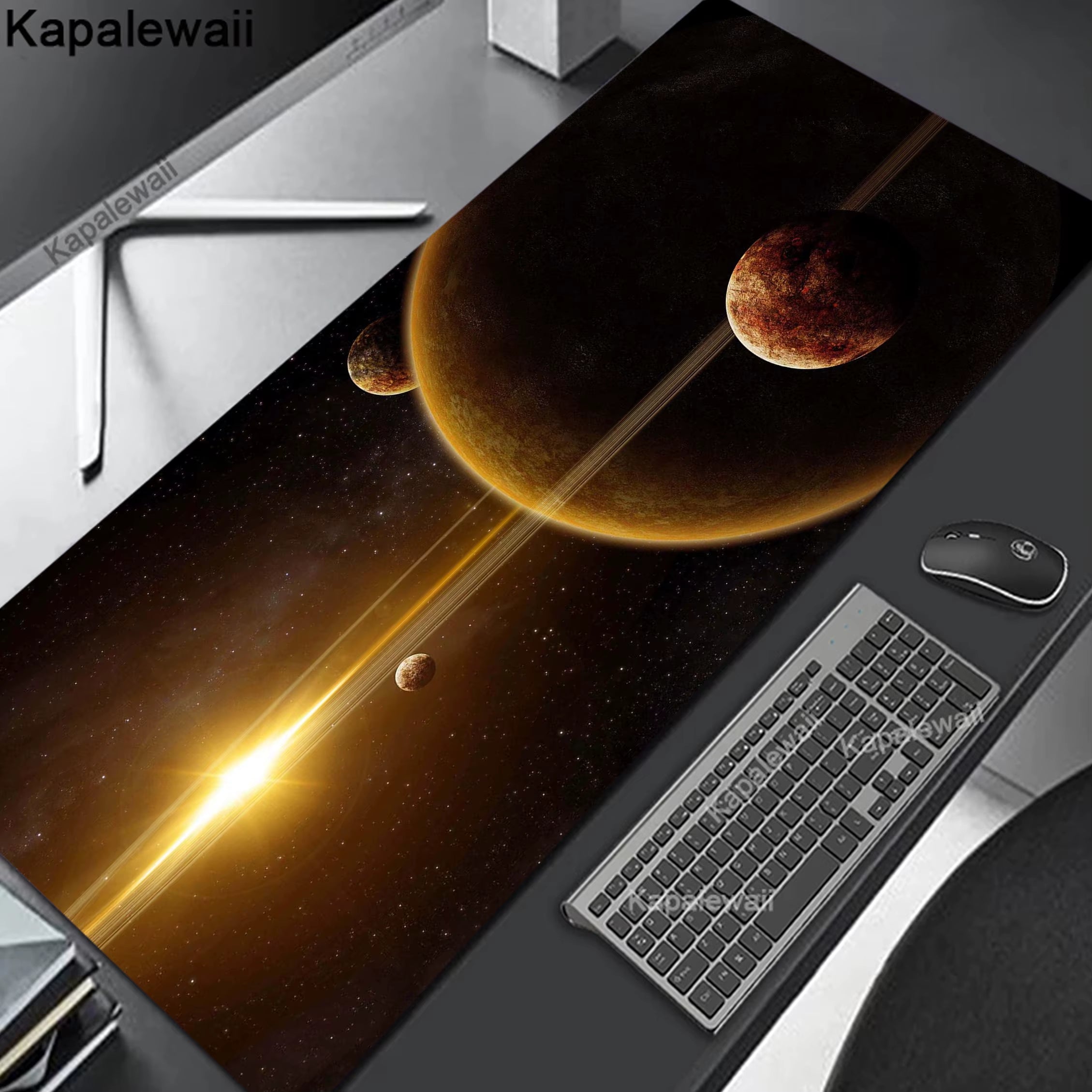 Experience Ultimate Gaming Precision with Our Extended 900x400mm Rubber Mouse Pad - Perfect for Gamers and Office Use!