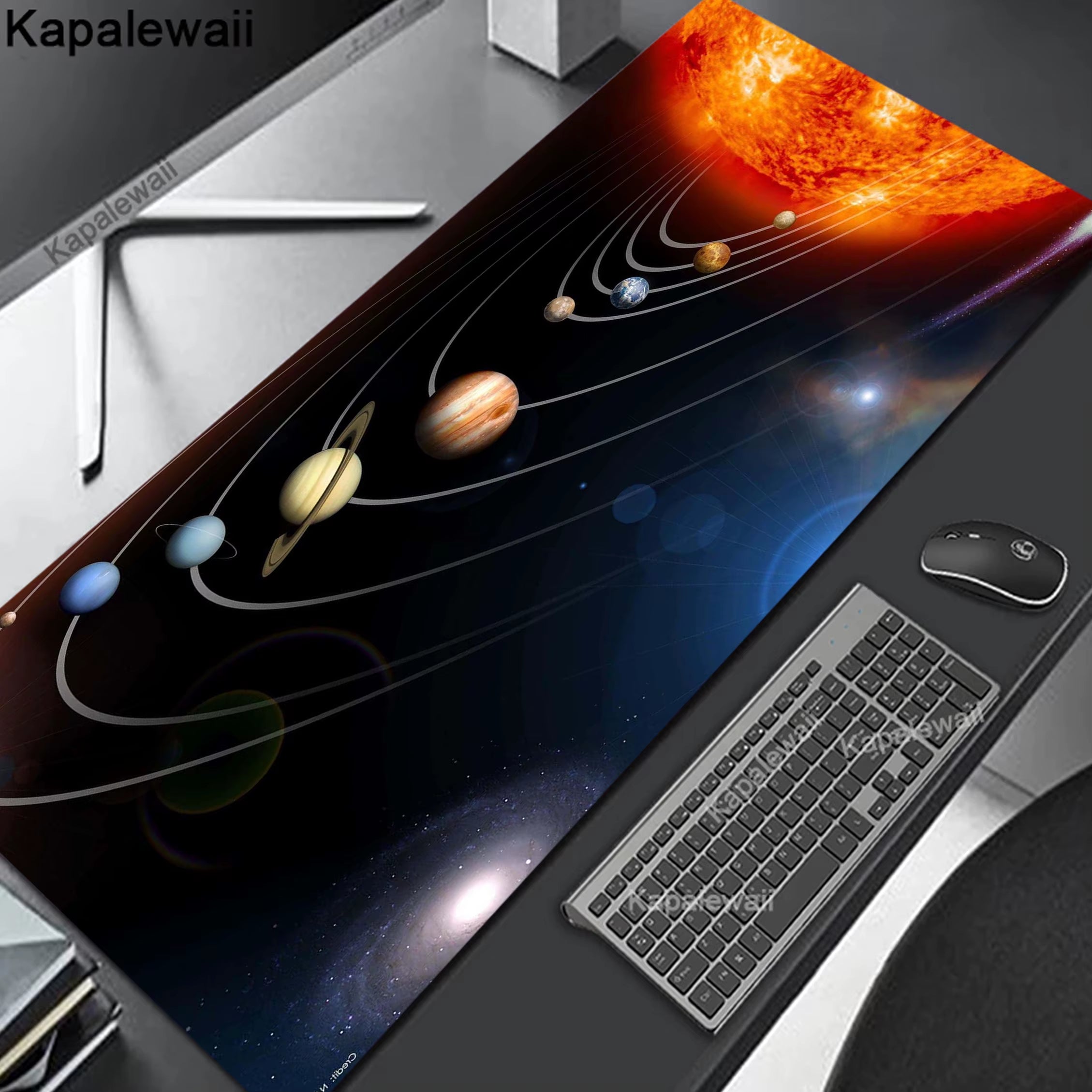 Experience Ultimate Gaming Precision with Our Extended 900x400mm Rubber Mouse Pad - Perfect for Gamers and Office Use!