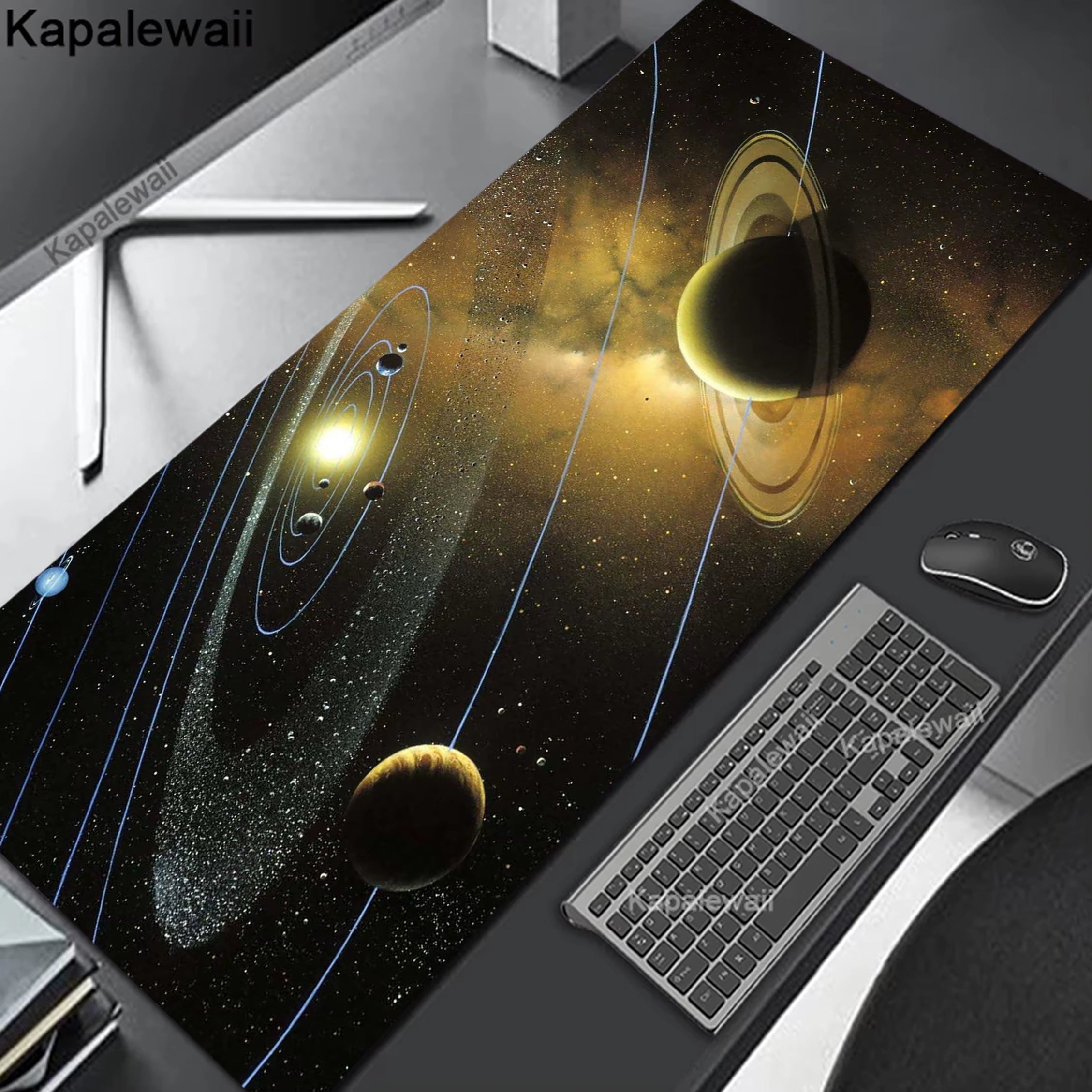 Experience Ultimate Gaming Precision with Our Extended 900x400mm Rubber Mouse Pad - Perfect for Gamers and Office Use!