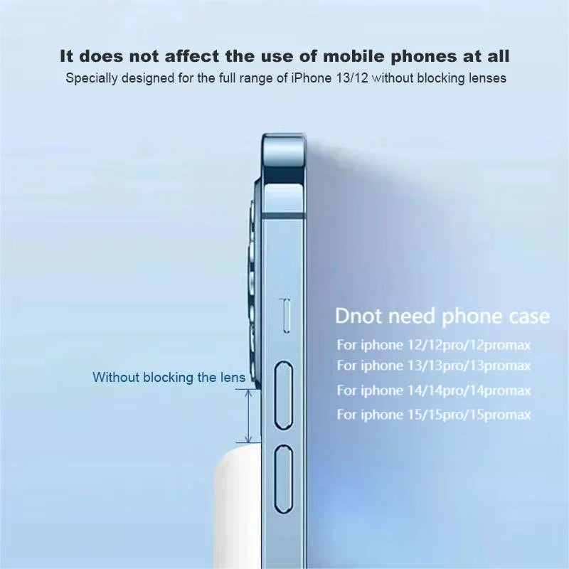 5000mAh Magnetic Power Bank - Portable Wireless Charger for iPhone 15 Series and Samsung - Fast Charging, Sleek Design