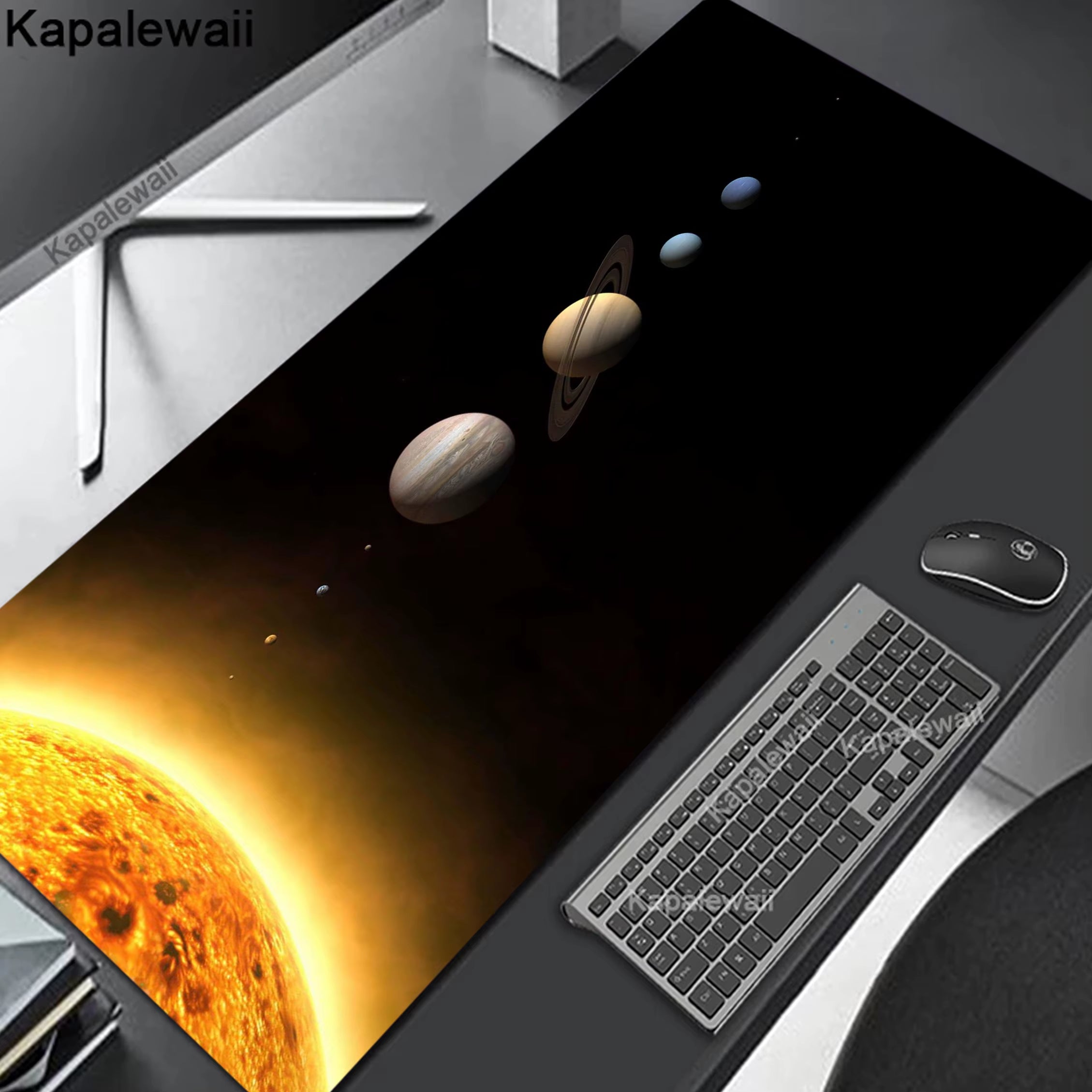 Experience Ultimate Gaming Precision with Our Extended 900x400mm Rubber Mouse Pad - Perfect for Gamers and Office Use!