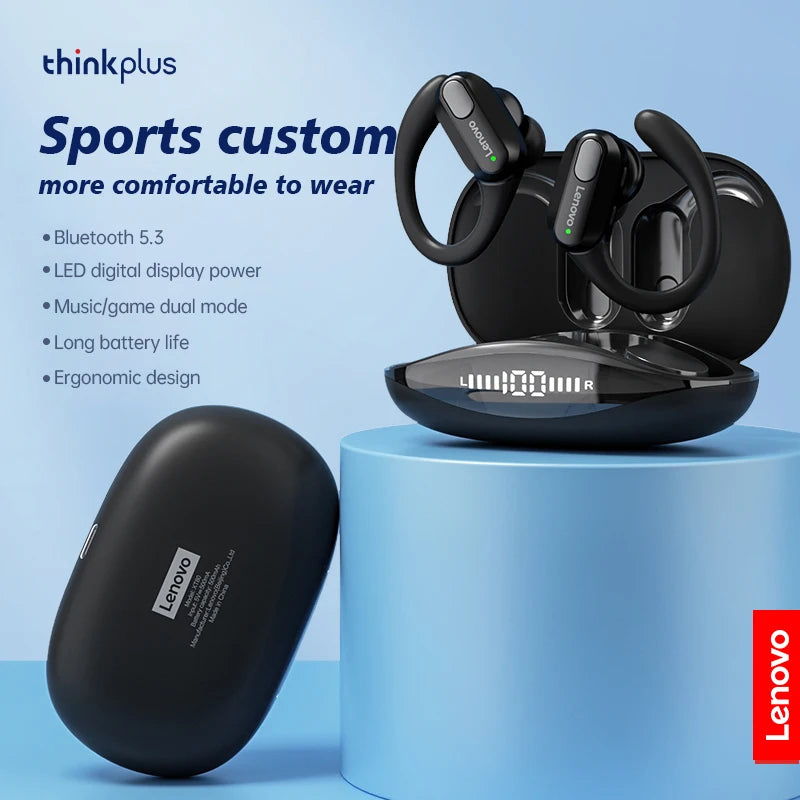 Experience Unmatched Sound with the XT80 Sports Wireless Earphones - Bluetooth 5.3, HiFi Stereo, and LED Power Display